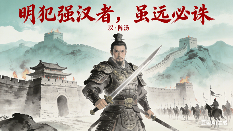 明犯强汉者，虽远必诛