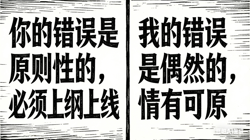 AI分析：双标人常用话术