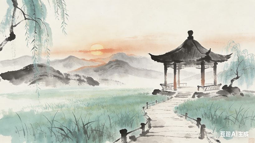 《送别》李叔同（弘一法师）