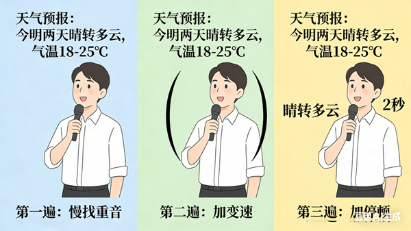 AI分析：3个可立即上手的演讲技巧