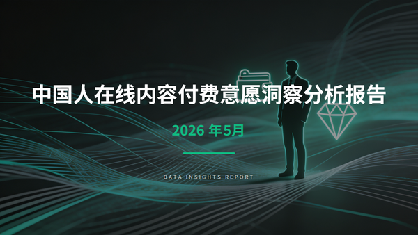 AI260509-中国人在线内容付费意愿洞察报告