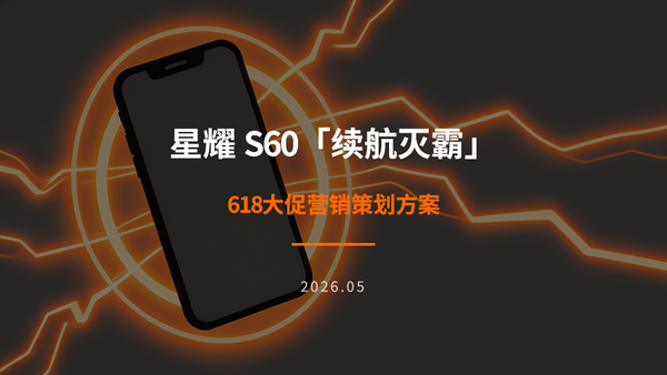 XX 手机  618大促营销策划方案